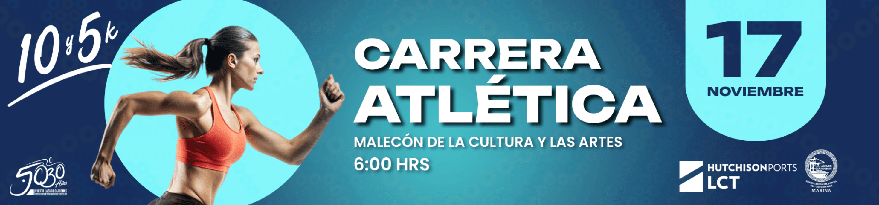 Banner de la Carrera Atlética 10K y 5K